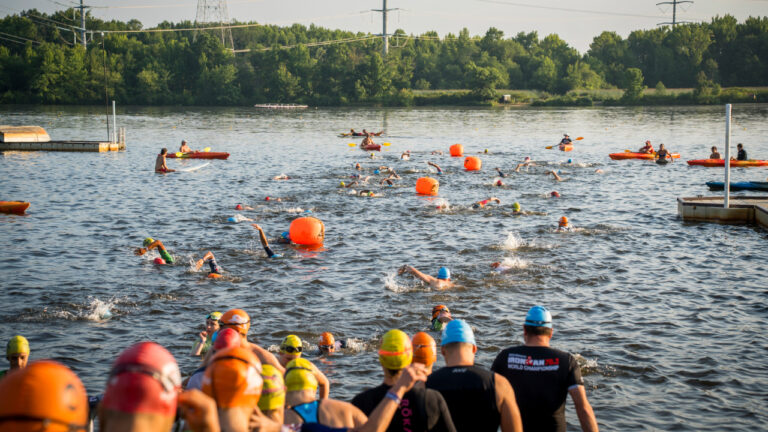 Challenge New Jersey swim start