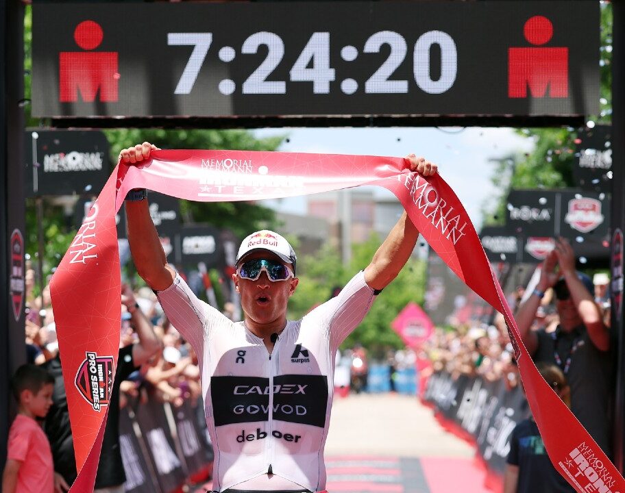 Kristian Blummenfelt IRONMAN Texas Finish Line 2025