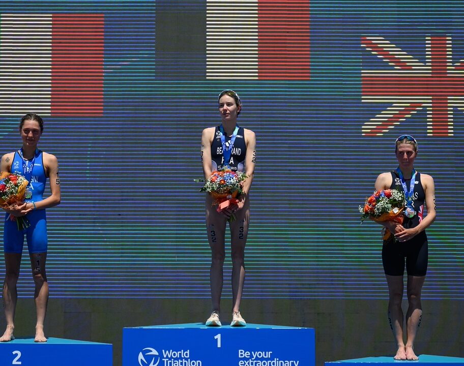 Beaugrand Mathias Seregni WTCS Alghero 2025 women podium