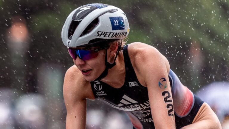 Cassandre Beaugrand bike WTCS Yokohama 2025 photo credit World Triathlon