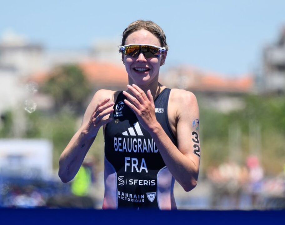 Cassandre Beaugrand emotions WTCS Alghero win 2025