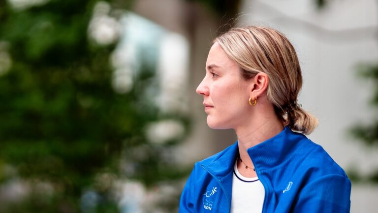 Cassandre Beaugrand pre race WTCS Yokohama 2025 photo credit World Triathlon