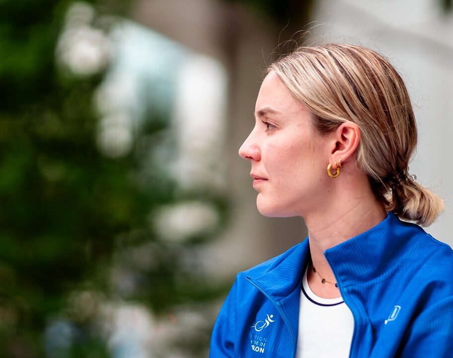Cassandre Beaugrand pre race WTCS Yokohama 2025 photo credit World Triathlon