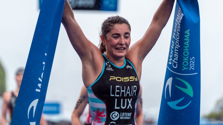 Jeanne Lehair wins WTCS Yokohama 2025 photo credit World Triathlon