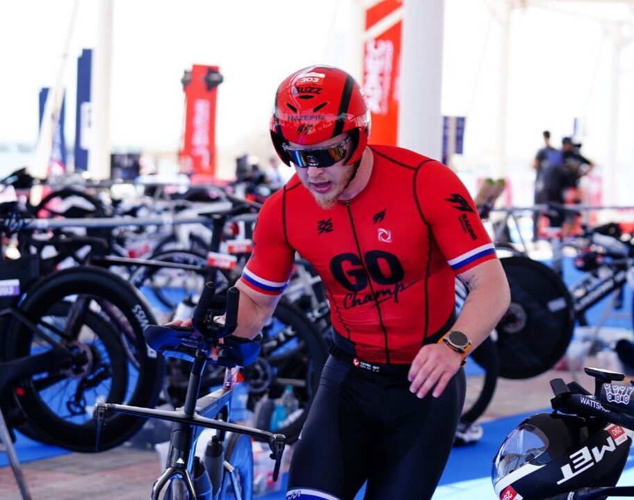 Nikita Mazepin Triathlete Challenge Sir Bani Yas 2025