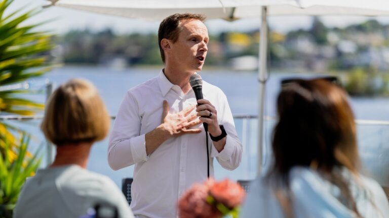 IRONMAN CEO Scott DeRue Women For Tri 2024