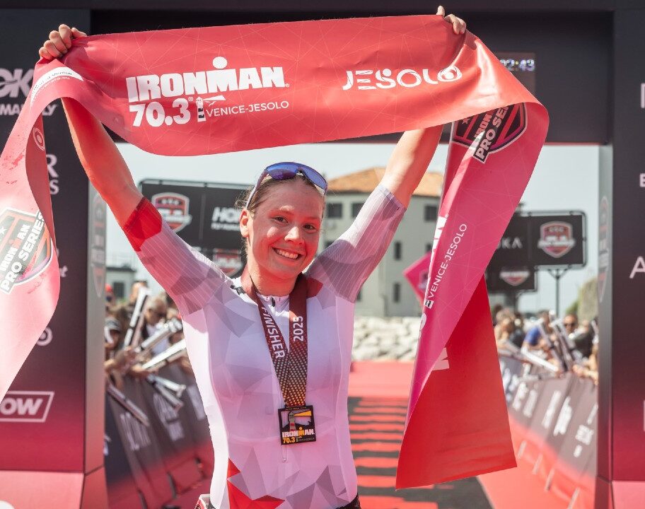Solveig Lovseth IRONMAN 70.3 Venice-Jesolo Finish Line 2025