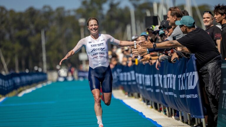 Holly Lawrence T100 San Francisco run 2025