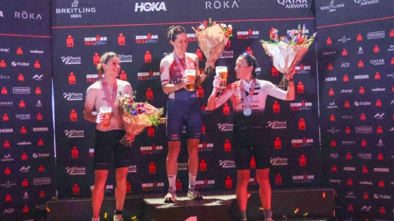India Lee wins IRONMAN 70.3 Tours Metropole 2025