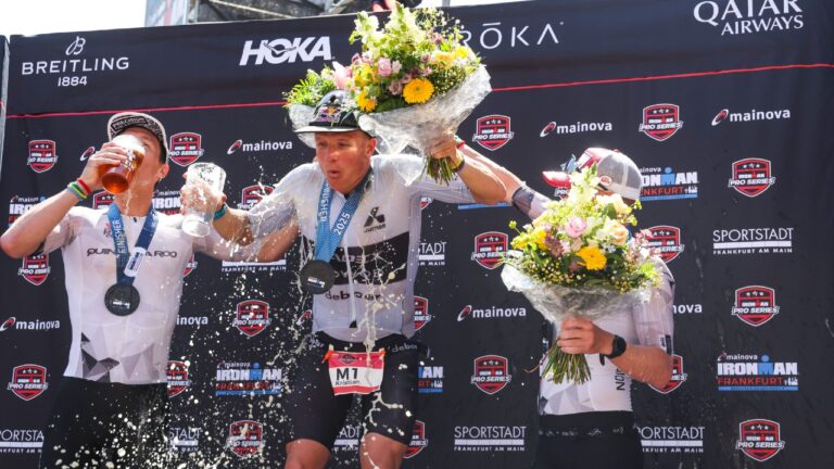 Kristian Blummenfelt Kristian Hogenhaug Casper Stornes IRONMAN Frankfurt 2025