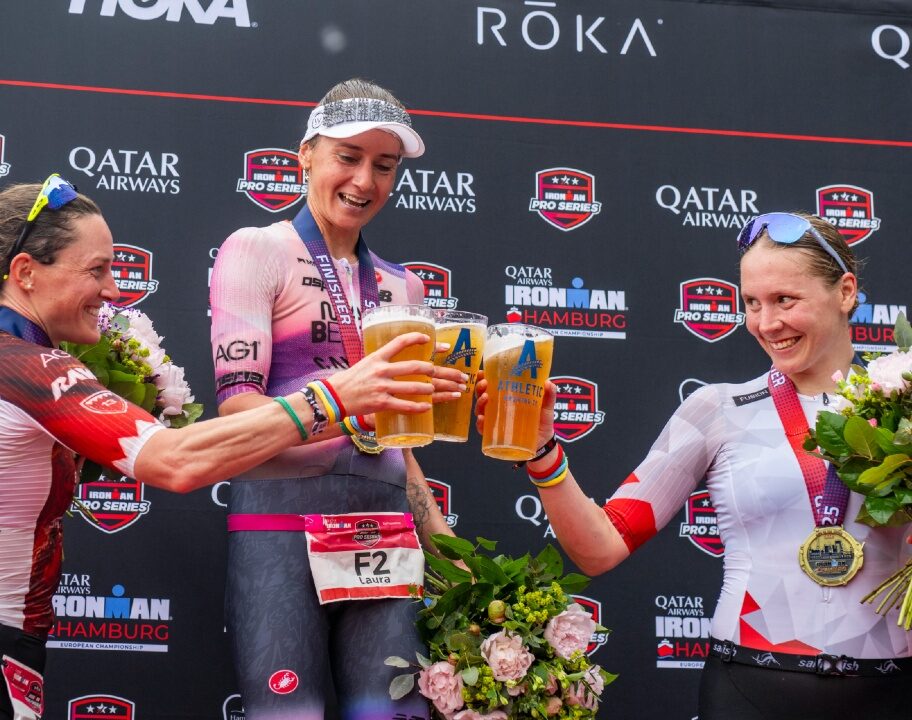 ironman hamburg 2025 podium laura philipp kat matthews solveig lovseth beer