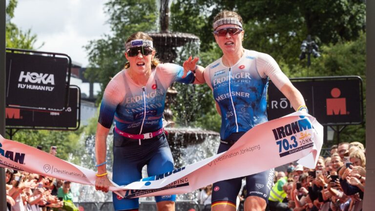 Caroline Pohle Lena Meissner ironman 703 jonkoping line lunge 2025