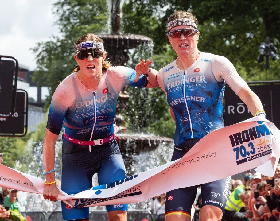 Caroline Pohle Lena Meissner ironman 703 jonkoping line lunge 2025