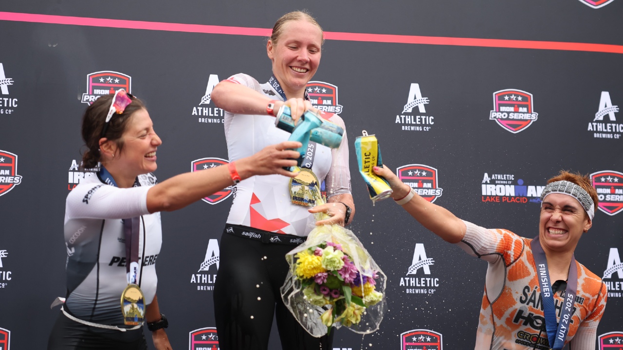 Lovseth Perterer Sanchez IRONMAN Lake Placid 2025