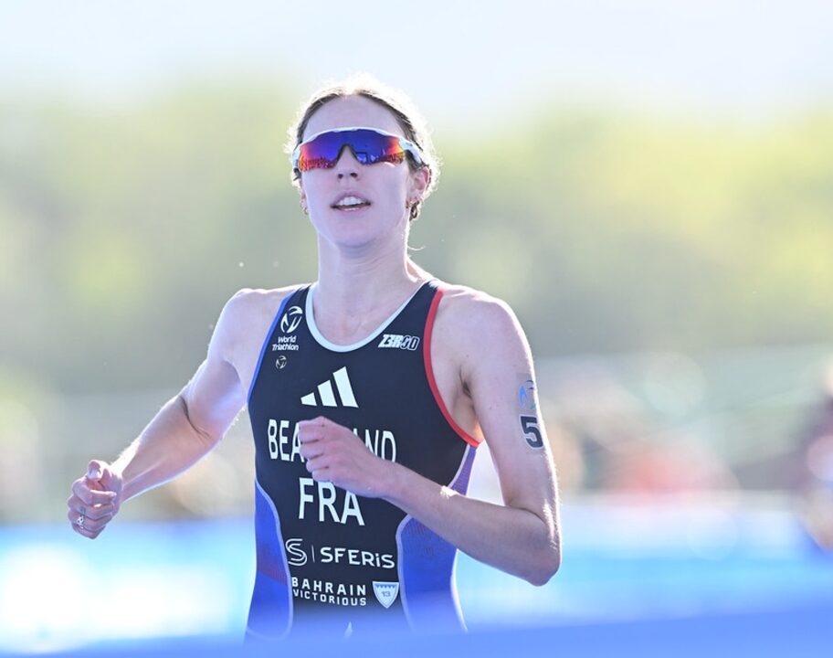 Cassandre Beaugrand finish line WTCS French Riviera 2025