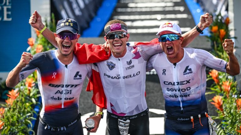 Casper Stornes Kristian Blummenfelt Gustav Iden IRONMAN World Championship in Nice 2025