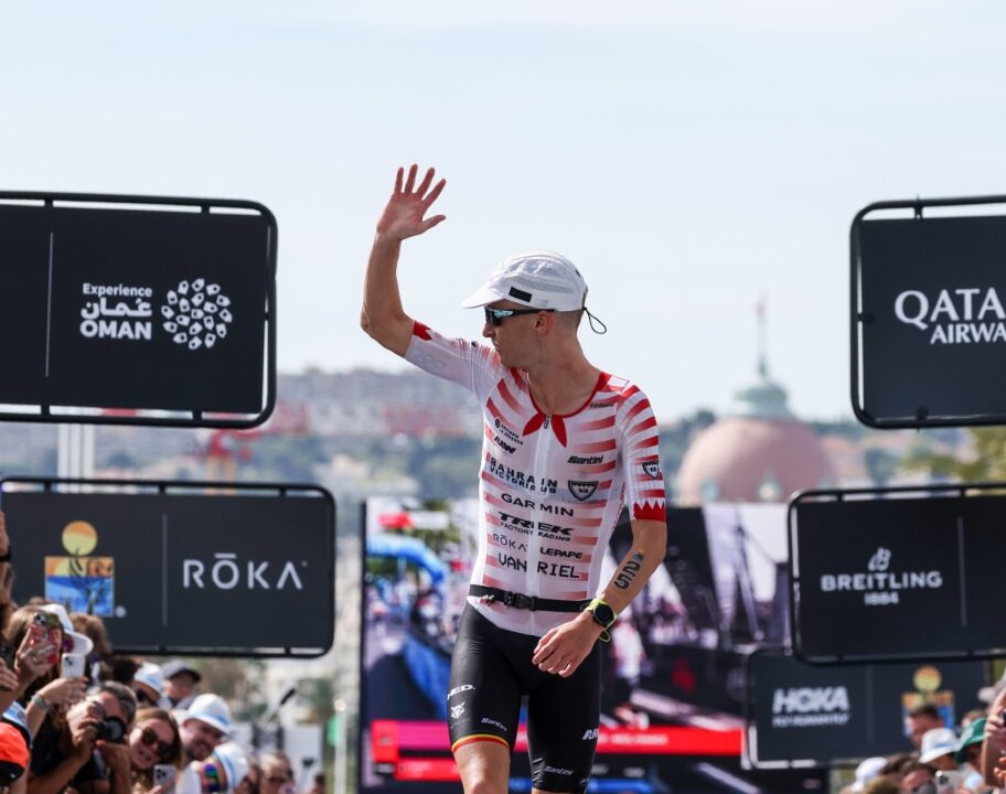 Marten Van Riel IMWC Nice 2025 finish line