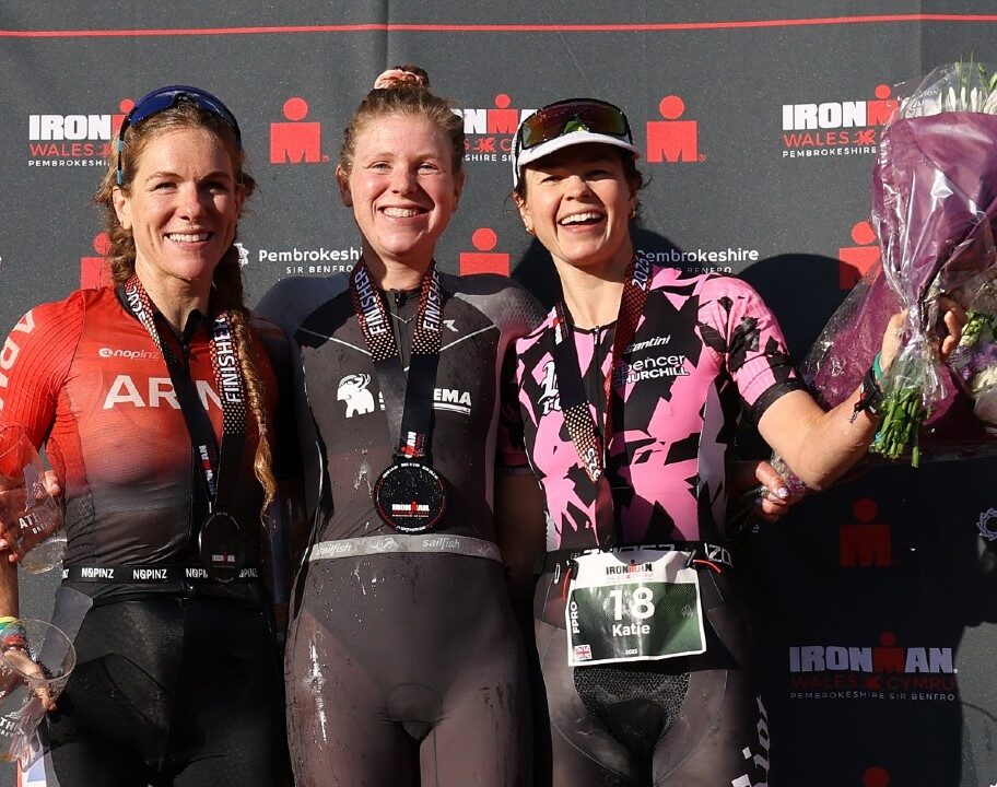 Rosie Wild IRONMAN Wales podium 2025