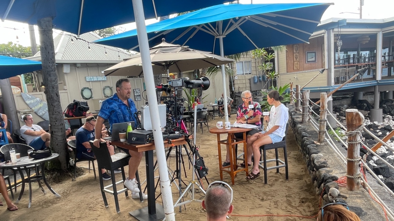 Laura Siddall Kona 2025 day three Breakfast with Bob India Lee