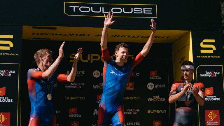 Lehmann Rider Vilaca podium Supertri Toulouse 2025