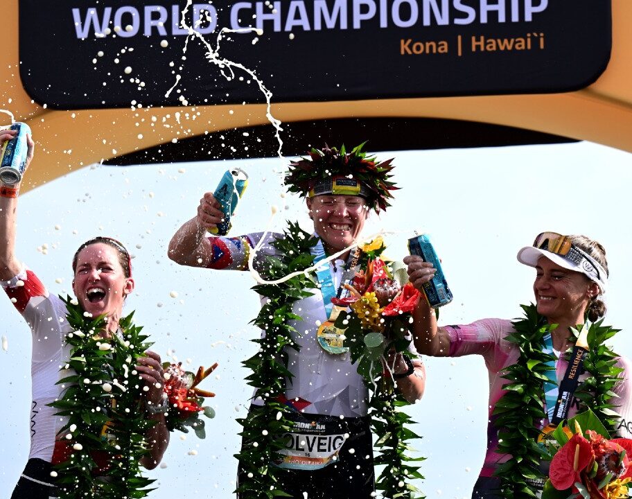 Lovseth Matthews Philipp smiles IRONMAN World Championship 2025