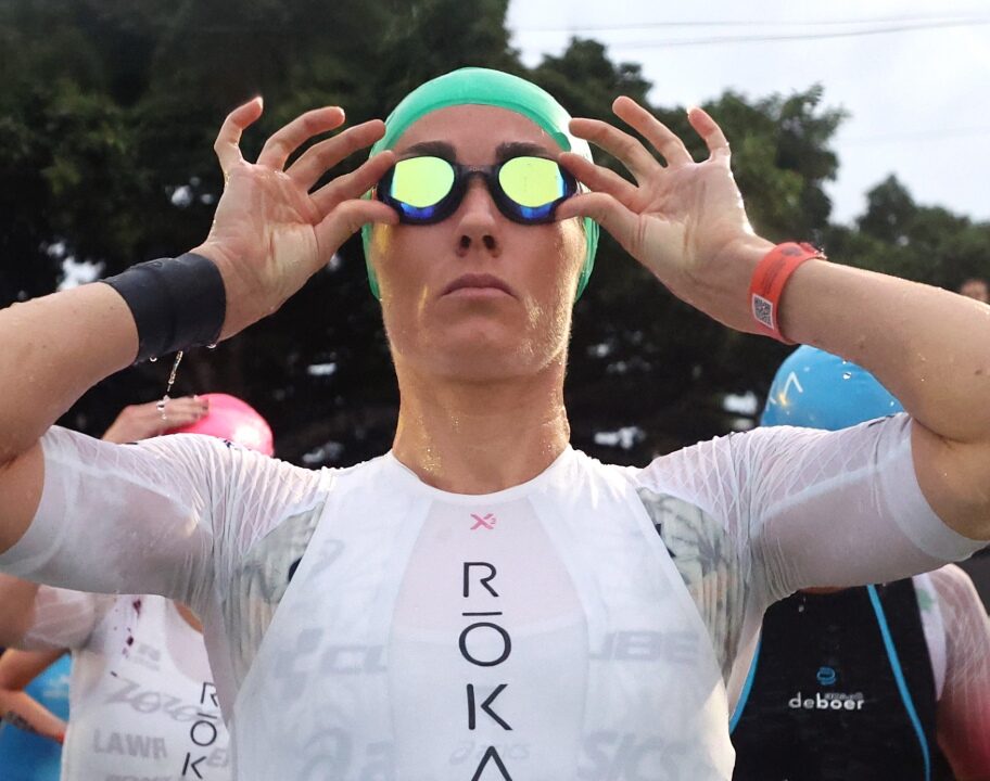 Lucy Charles Barclay swim start ironman world championship 2025