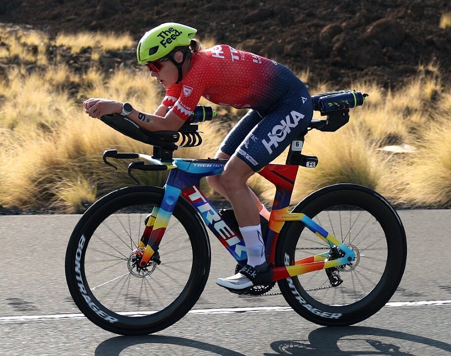 Taylor Knibb bike leg IRONMAN World Championship Kona 2025