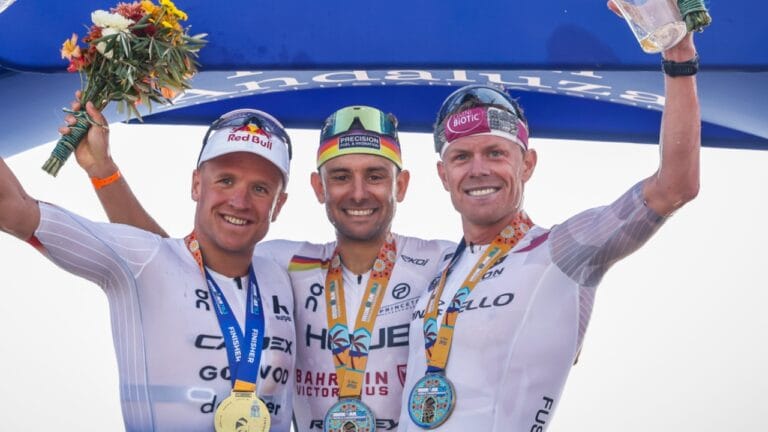 Geens Blummenfelt Stornes podium 70.3 World Championship 2025 Marbella