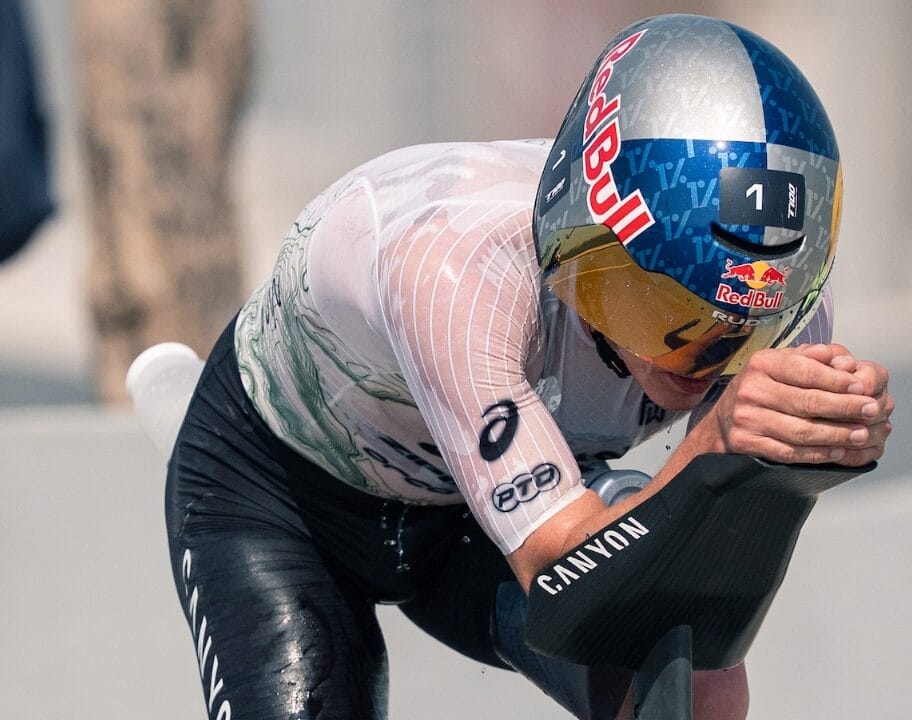 Hayden Wilde bike Dubai T100 2025