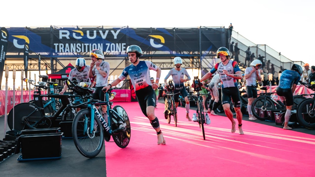 IRONMAN 70.3 World Champs 2025 marbella transition