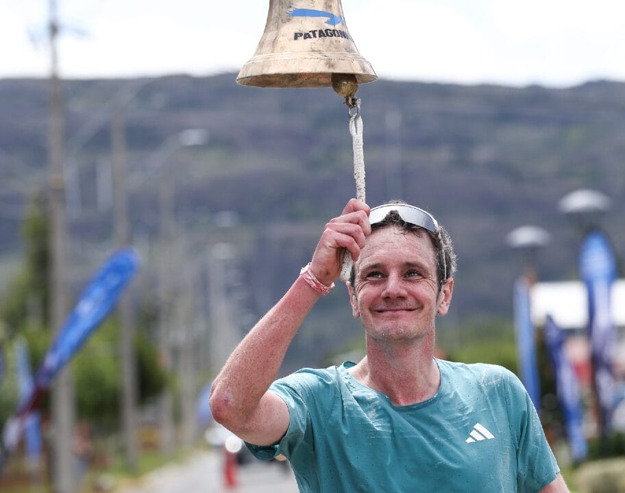 Alistair Brownlee rings bell Patagonman 2025