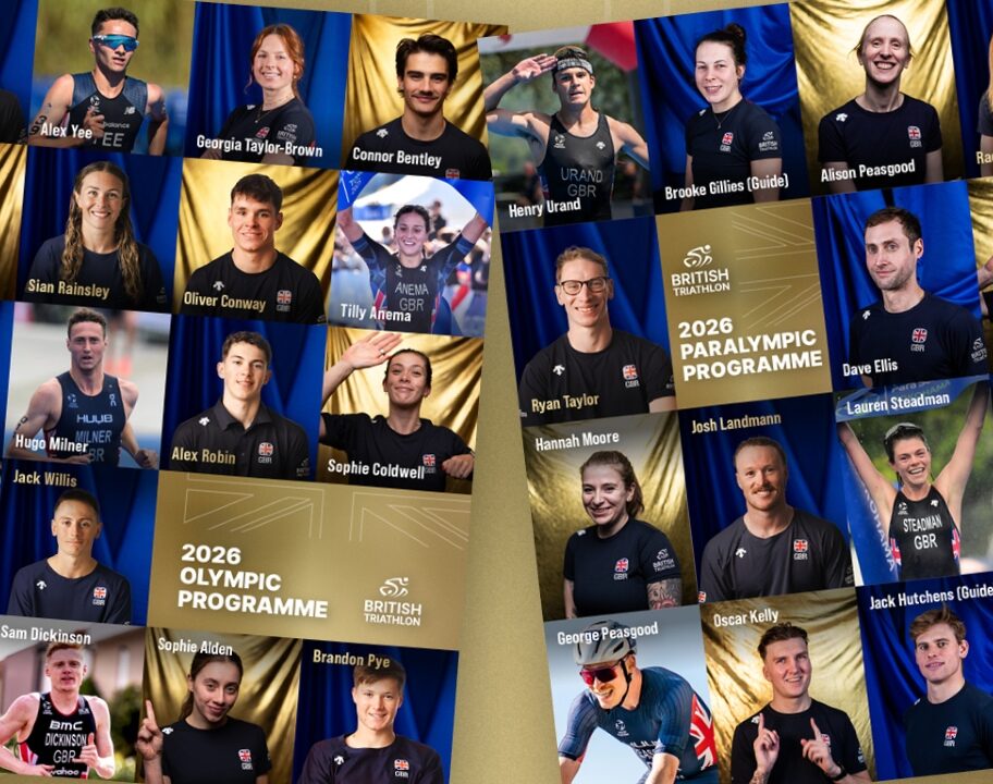 British Triathlon World Class Programme announcement graphic 2026