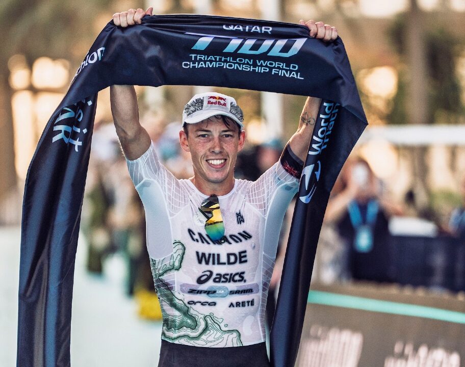 Hayden Wilde joy Qatar T100 Grand Final 2025