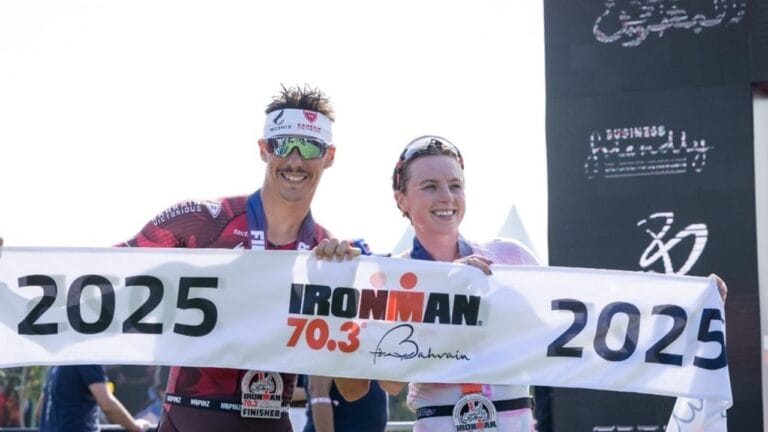 Vincent Luis Georgia Taylor Brown IRONMAN 70.3 Bahrain wins 2025