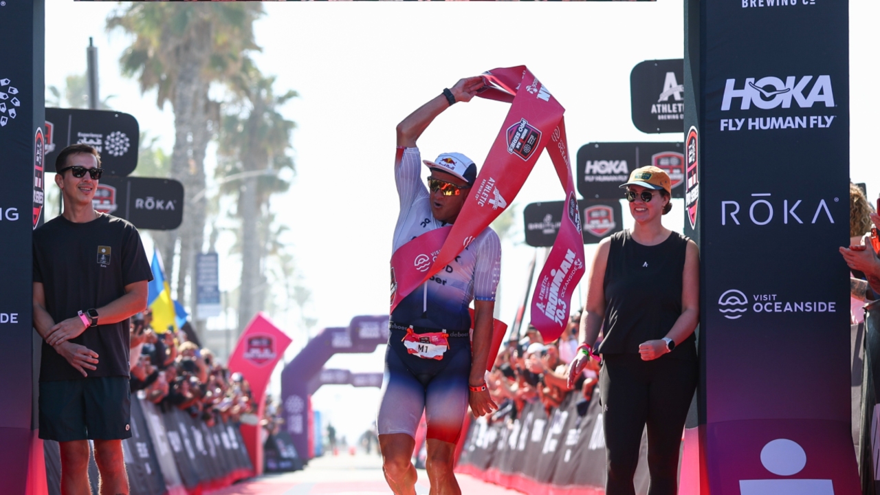 kristian blummenfelt finish line oceanside 2026