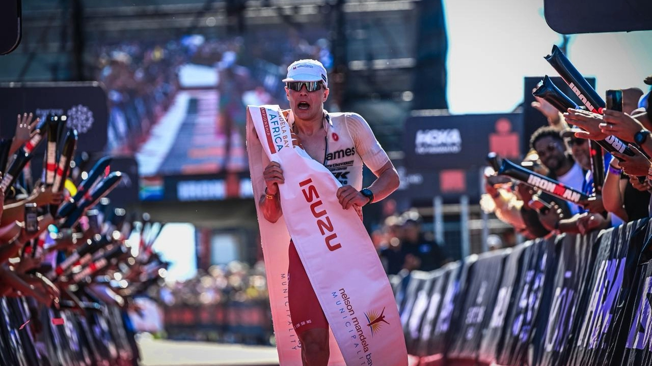 Matthew Marquardt wins IRONMAN South Africa 2026.