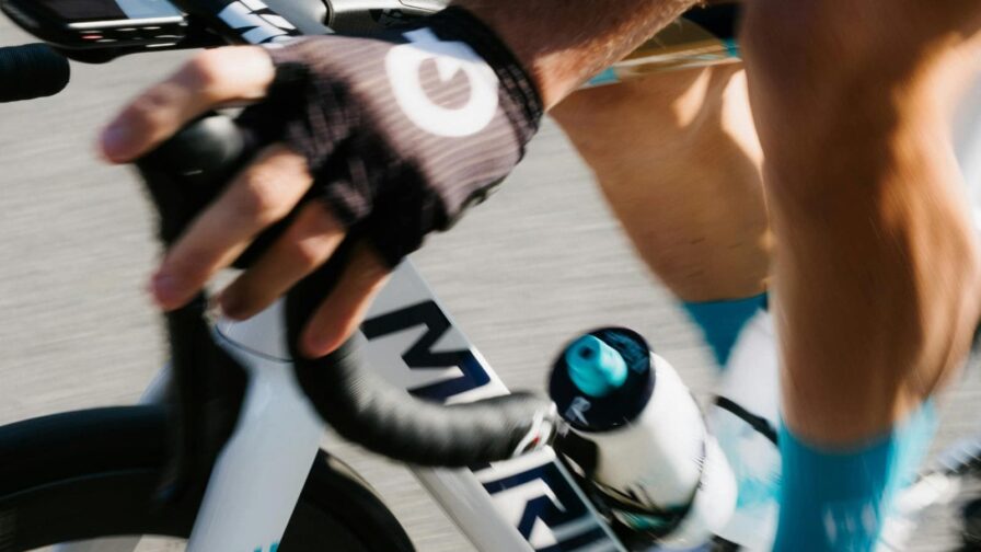 Triathlete staying hydrated during endurance training to support performance and recovery