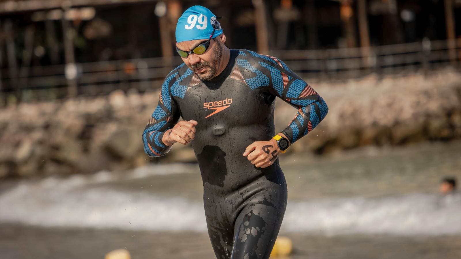 triathlete recovering from training setback while planning return to swim bike and run workouts