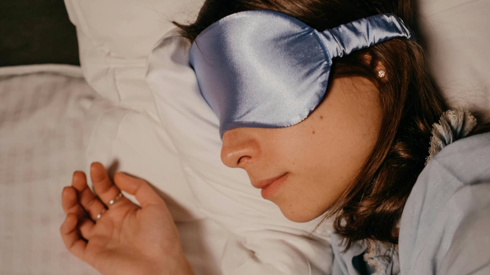 triathlete sleeping and recovering after intense swim bike run training session