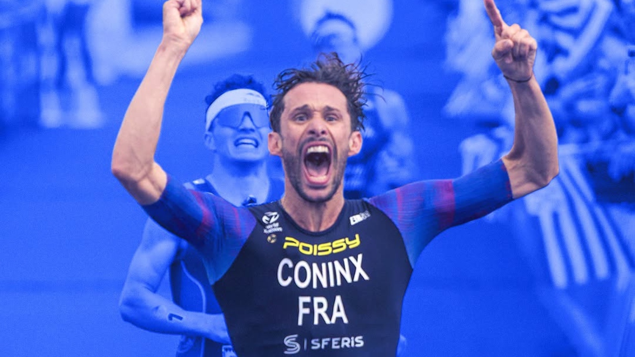 Dorian Coninx wins sprint finish WTCS Quiberon 2026