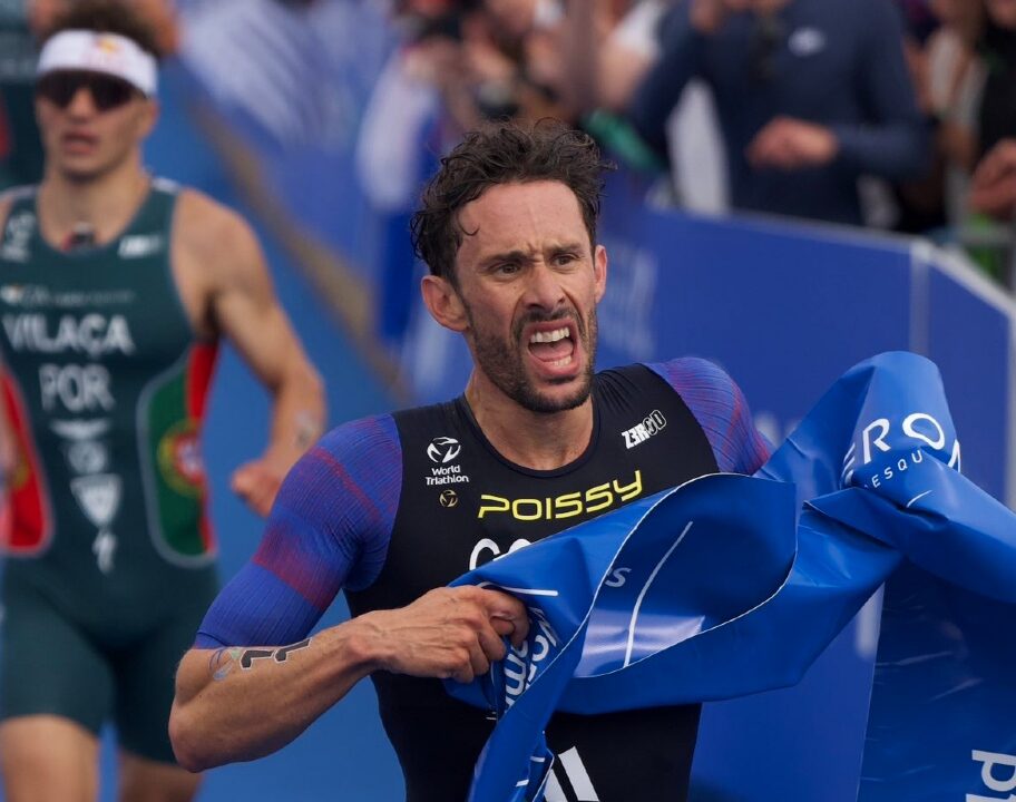 Dorian Coninx wins sprint finish at WTCS Quiberon 2026 j