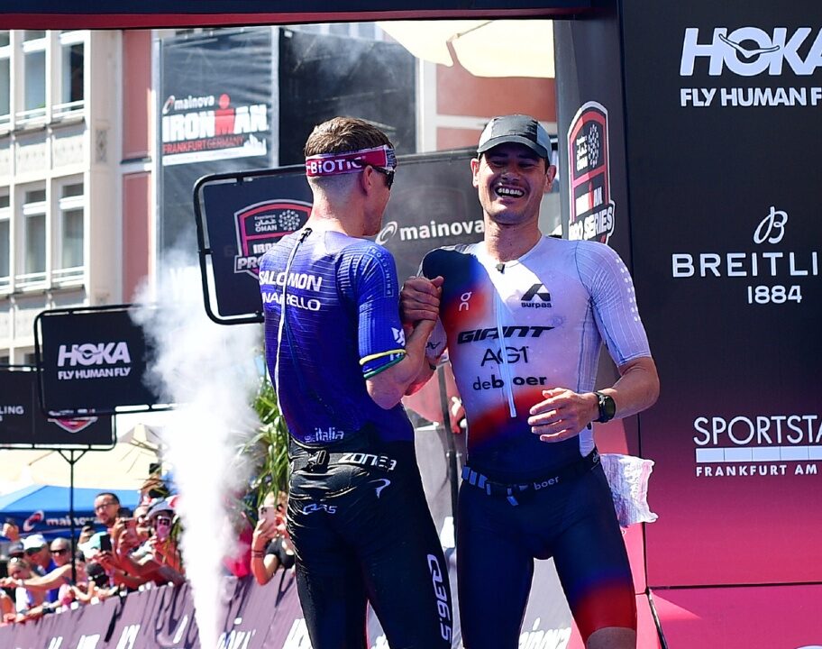 Gustav Iden Casper Stornes IRONMAN Frankfurt finish 2026