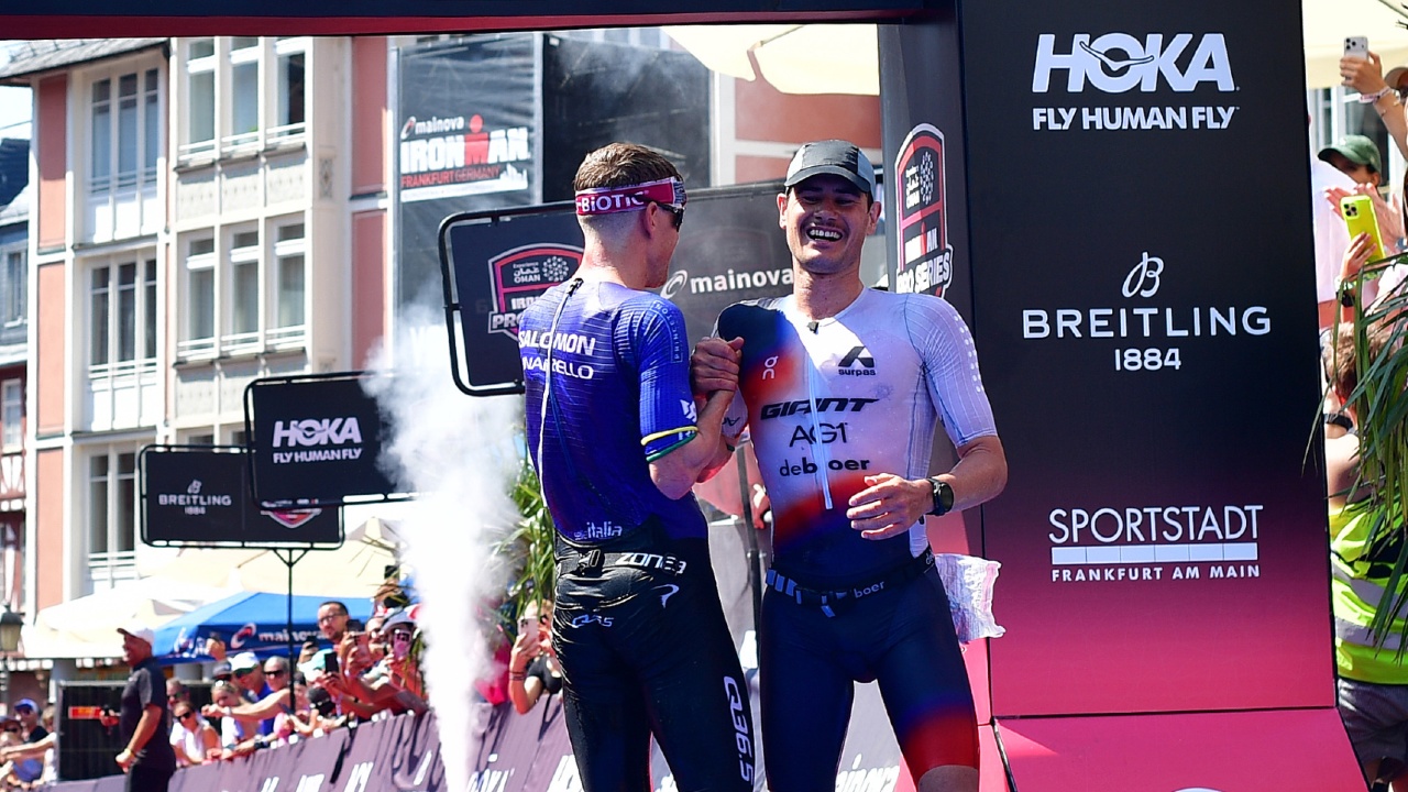 Gustav Iden Casper Stornes IRONMAN Frankfurt finish 2026