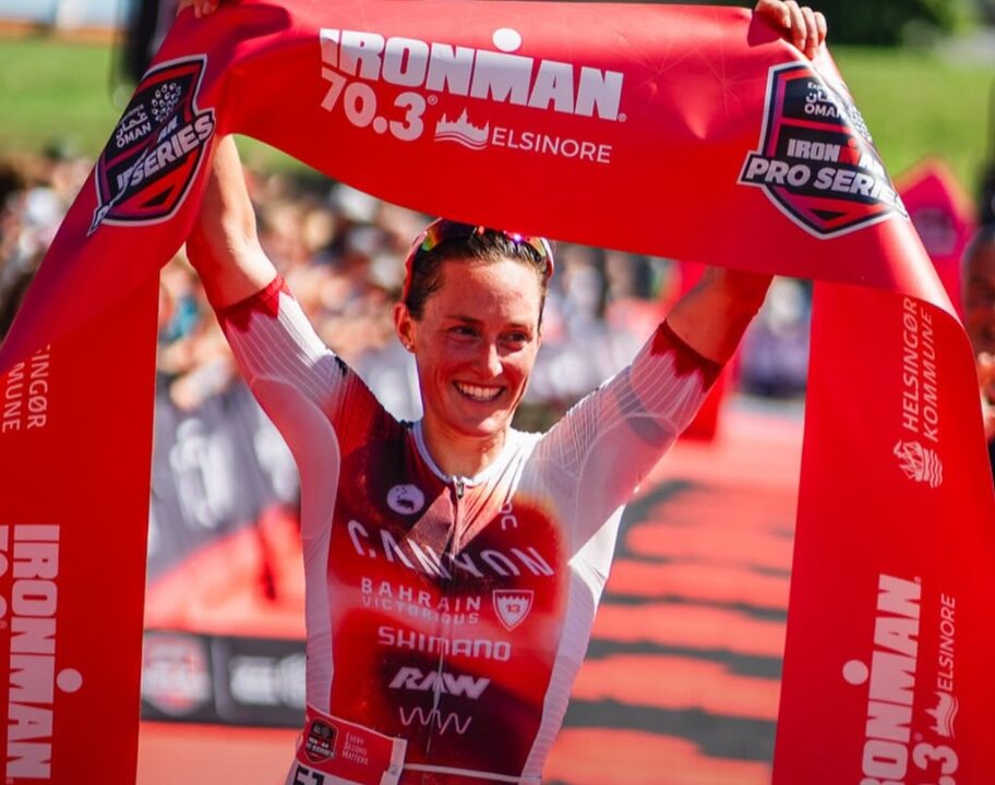 Kat Matthews wins 70.3 Elsinore 2026