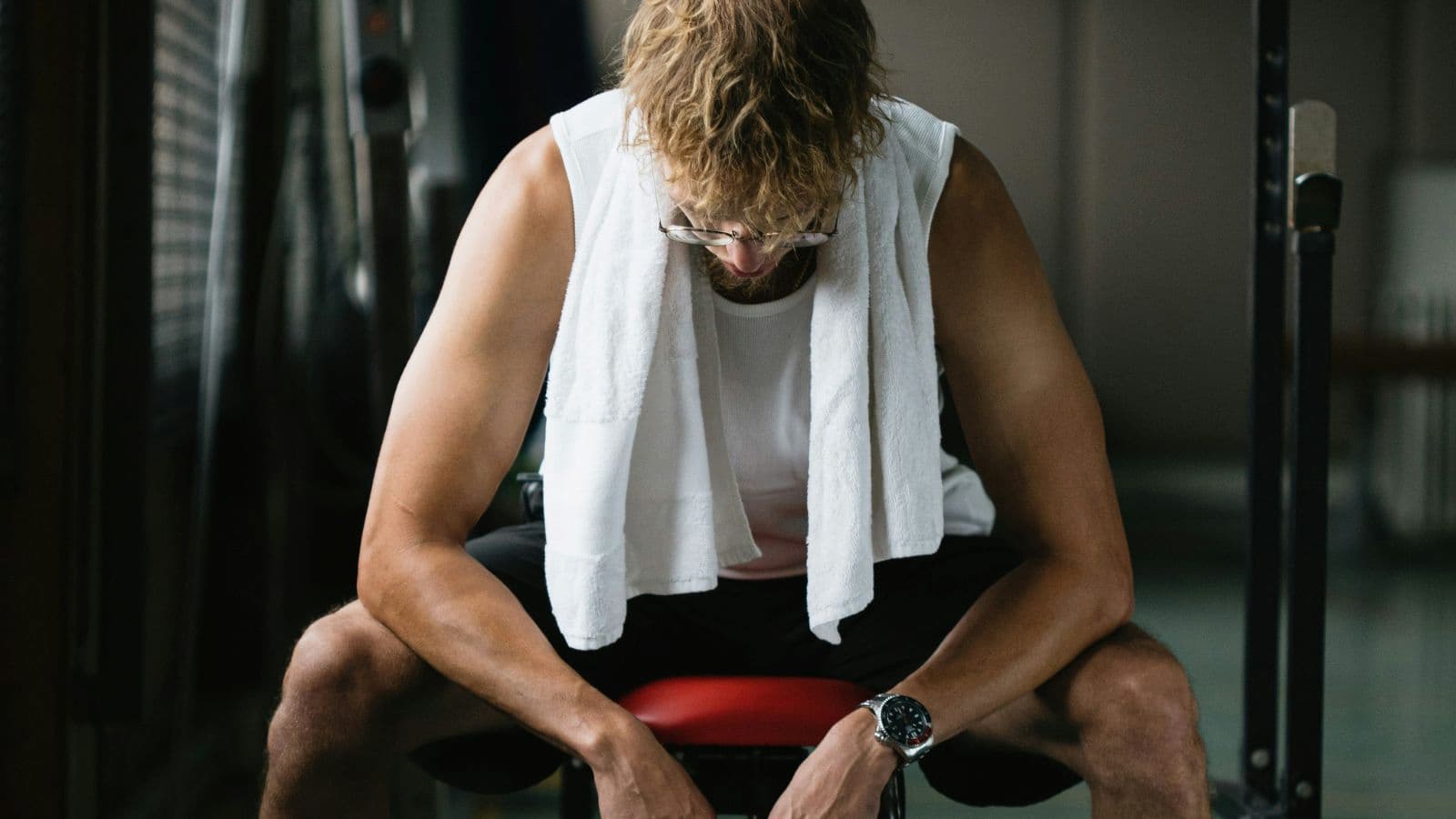 determined triathlete pushing through physical and mental fatigue during endurance race