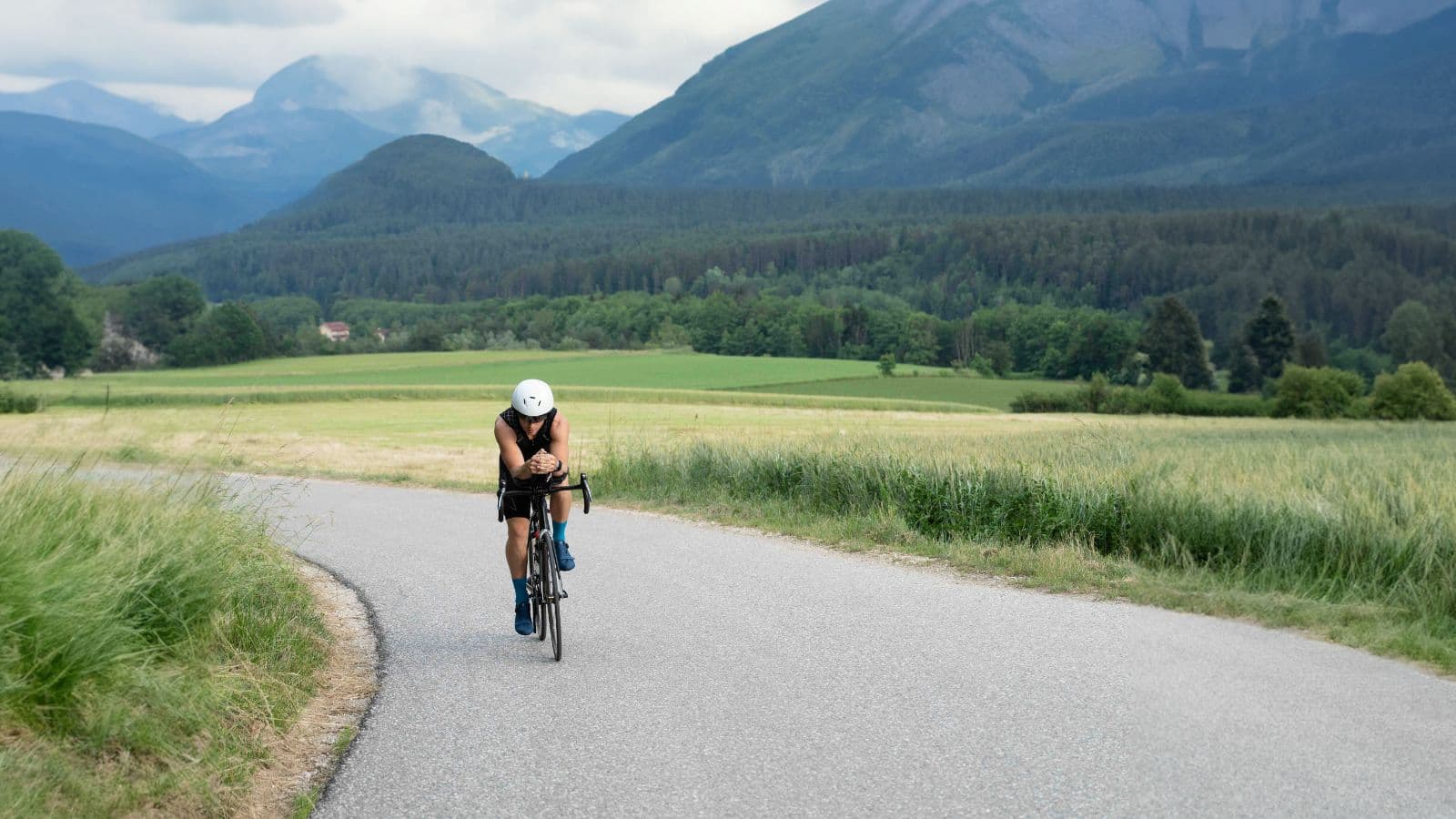 triathlete following structured cycling training plan with consistent weekly workouts