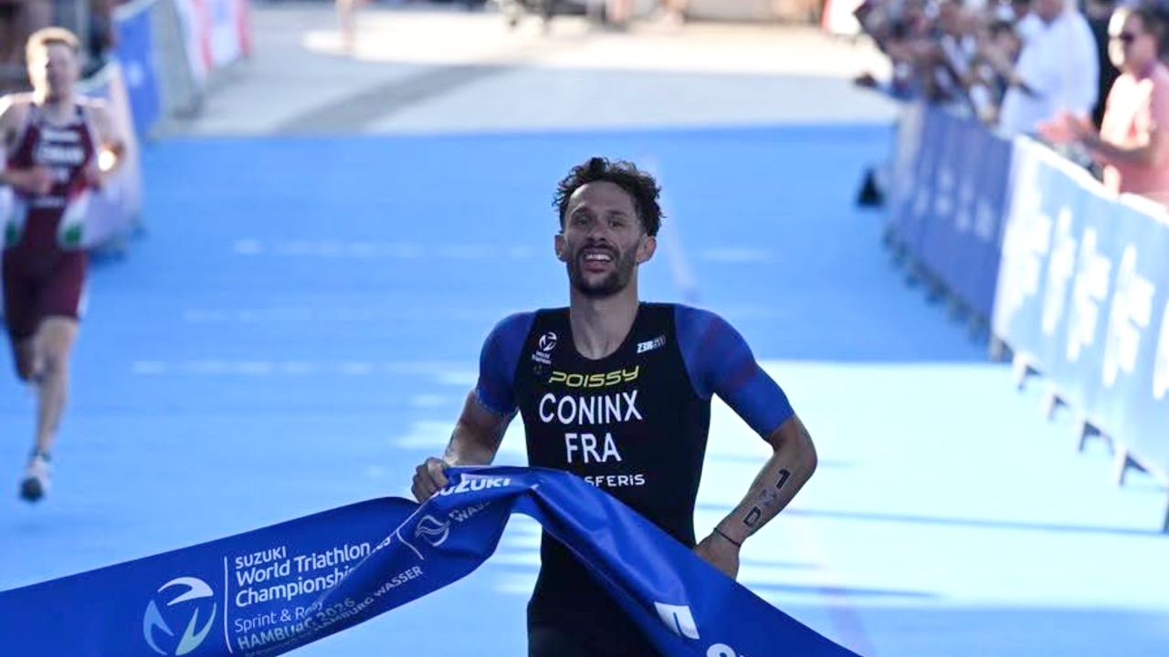 Dorian Coninx World Miced Relay Champs France WTCS Hamburg 2026