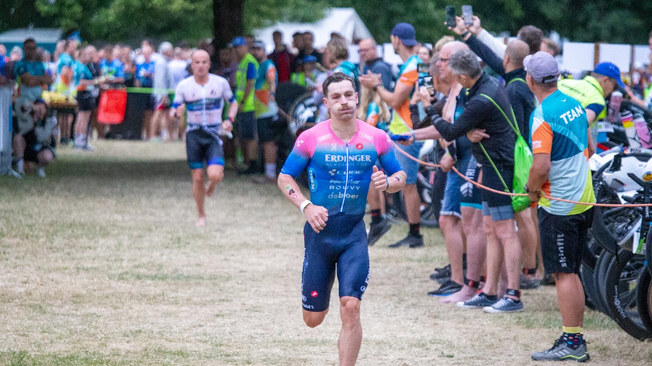 Fred Funk Kristian Blummenfelt t1 run Challenge Roth 2026