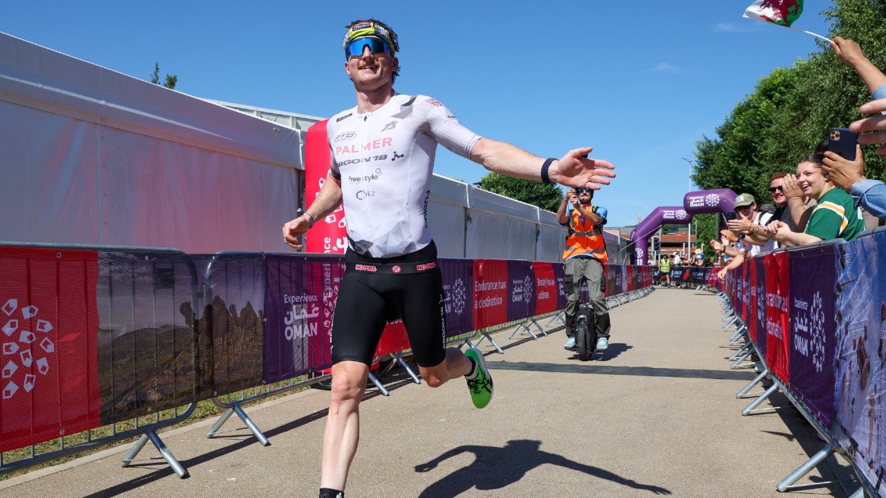 Harry Palmer wins IRONMAN 70.3 Swansea 2026
