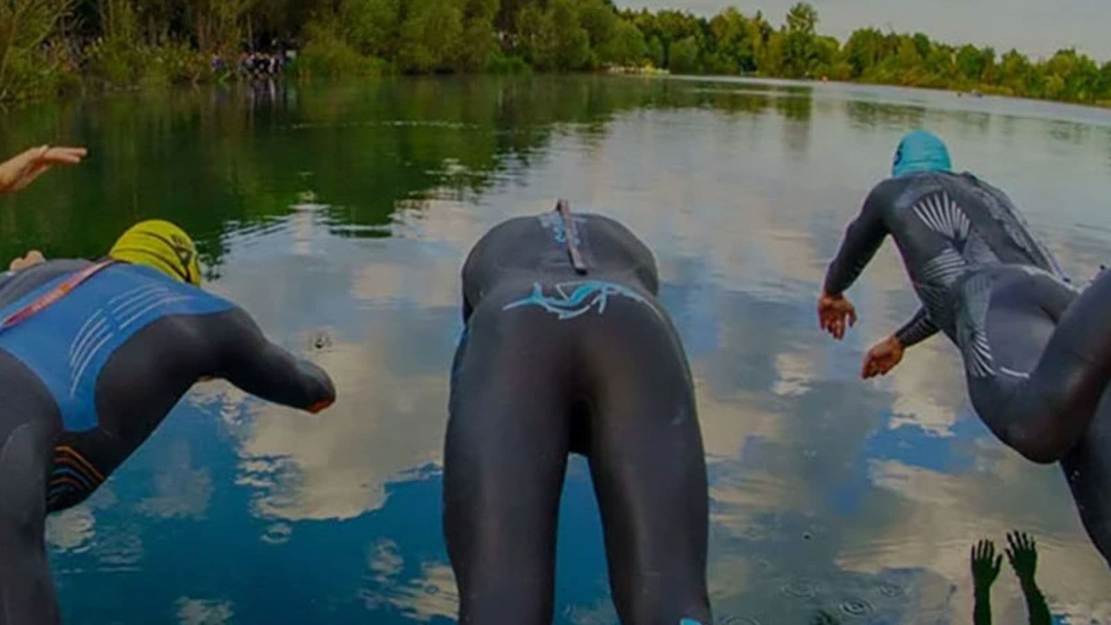 triathlete swimming while fatigued to improve freestyle technique and race day efficiency